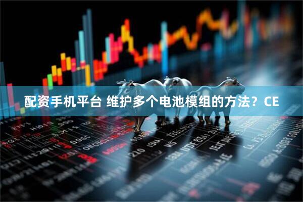配资手机平台 维护多个电池模组的方法？CE